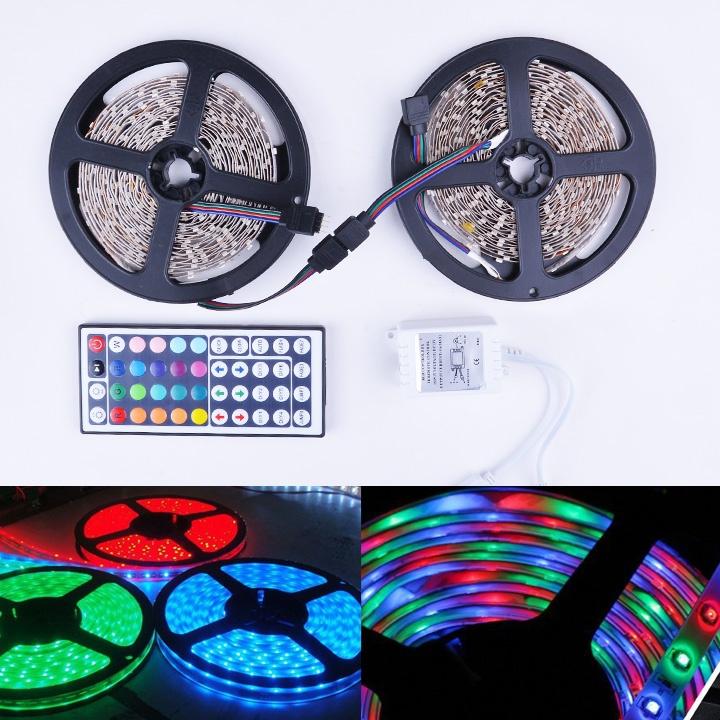 

2x5M 3528 SMD RGB 600LEDs Светодиодная лента с ИК-пультом дистанционного управления