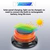 Solar Power Traffic Strobe Warning Light Emergency Magnetic Car Roof LED Beacon Light Flashing Warning For Car Lorry Truck