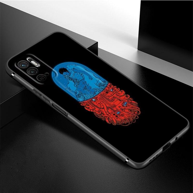 

Чехол для телефона Akira 1988 с пленкой для Xiaomi Redmi Note 11 10 9 8 Pro 11T 5G 10T 10S 9S 9T 9i 9C 9A 8T, мягкий черный чехол из ТПУ, чехол принципиально Redmi Note 11 Pro 5G