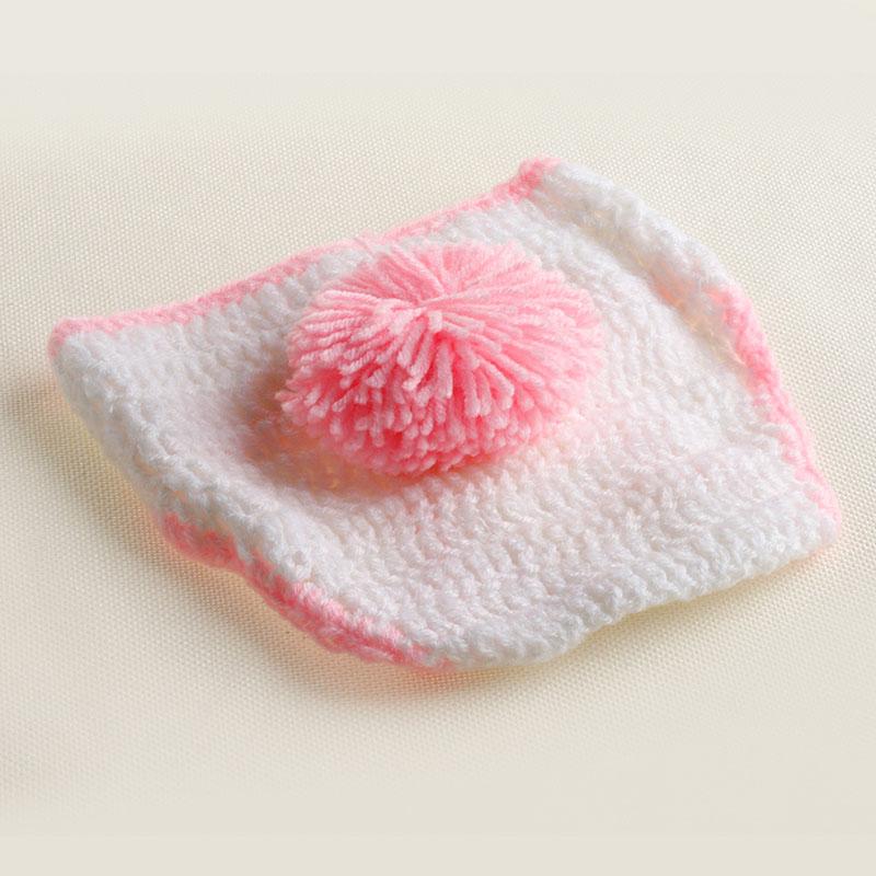 1Set Nou-născut Băieți Fete Drăguț Croșetat Tricotat Costum Bebelus Foto Fotografie Ținute Recuzită