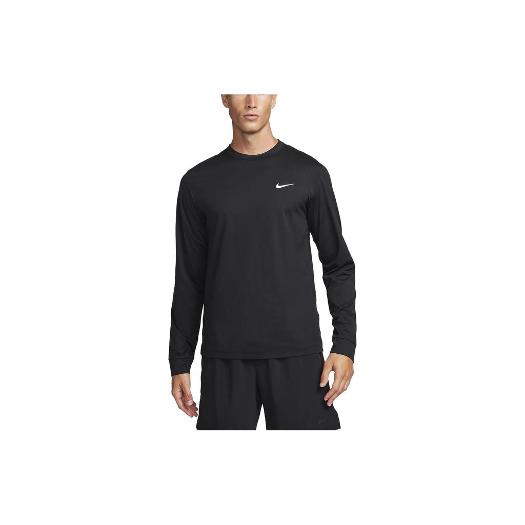 Nike T Shirts Men's Black Crew Neck Moderate Straight Fit FB8584-010