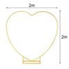 Heart-Shaped Wedding Arch Balloon Stand for Proposals and Valentine's Decor
