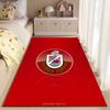Red Background Knight Emblem suitable as a non-slip mat for the living room or bedroom sofa