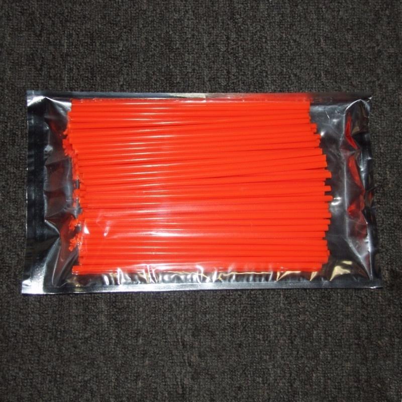 36PCS Motorcycle Wheel Rim Decor Spoke Covers Wrap Tubes Protector Accessories