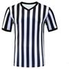 2026 Summer New Women's Men's 90's Referee Jersey Black White Vintage V-neck Athletic T-shirt Tops Tee