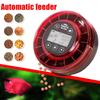 Automatic Fish Feeder For Aquarium Automatic Food Dispenser With Timer Rechargeable Timer Feeder USB Cable LCD Display K0X3
