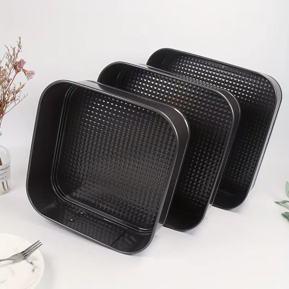 Non-Stick Baking Tray Removable Bottom Tiramisu Mold Baking Tools Square Cake Pan  Bread