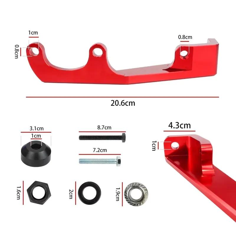 New Aluminum Alloy Style Clutch Master Cylinder Brace Metal Strong for 2008-2014 Subaru WRX STI 2008-2011 Impreza JA-1006