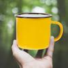 4 Pcs Enamel Mug Set Water Cup Drinking for Travel Retro Coffee Glasses Tea Backpack