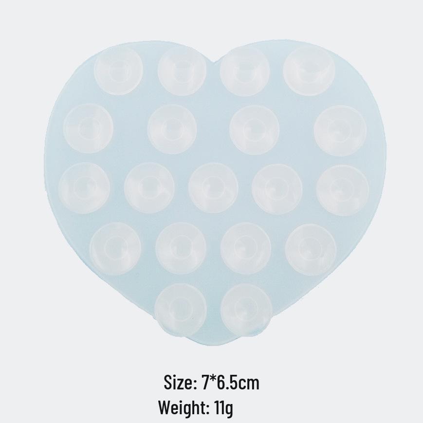 

Heart-Shaped Silicone Suction Cup Mobile Holder - 19 Pieces