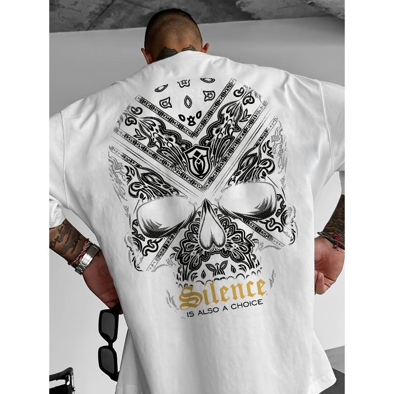 European Sizes Men'S Fashion Print Casual Short-Sleeve T-Shirt for  Summer, Comfortable Round-Neck T-Shirt, Plus Size