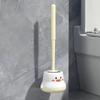 Toilet Brush Household No Dead End Brush Toilet Washing Toilet Cartoon Long Handle Toilet Brush Cleaning Brush Toilet Cleaning Set