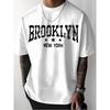 Men's Summer Short Sleeve Printed T-Shirt-Round Neck, Casual Style, Breathable and Comfortable, Suitable for Daily Wear