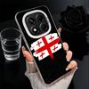 Georgia Passport Flag Soft Phone Case for Xiaomi Redmi Note 13 14 15 Pro Plus 12S 12 11S 11 11T 10S 10 Shockproof Cover Back She