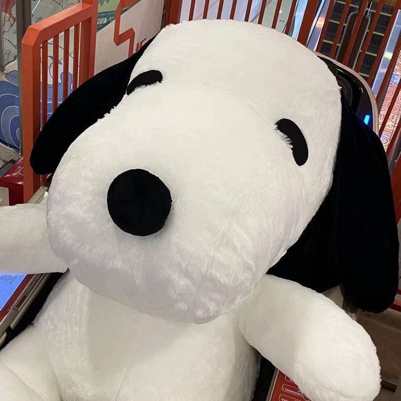 Large Cartoon Snoopy Plush Toy - Cute Puppy Pillow Doll for Girls' Birthday