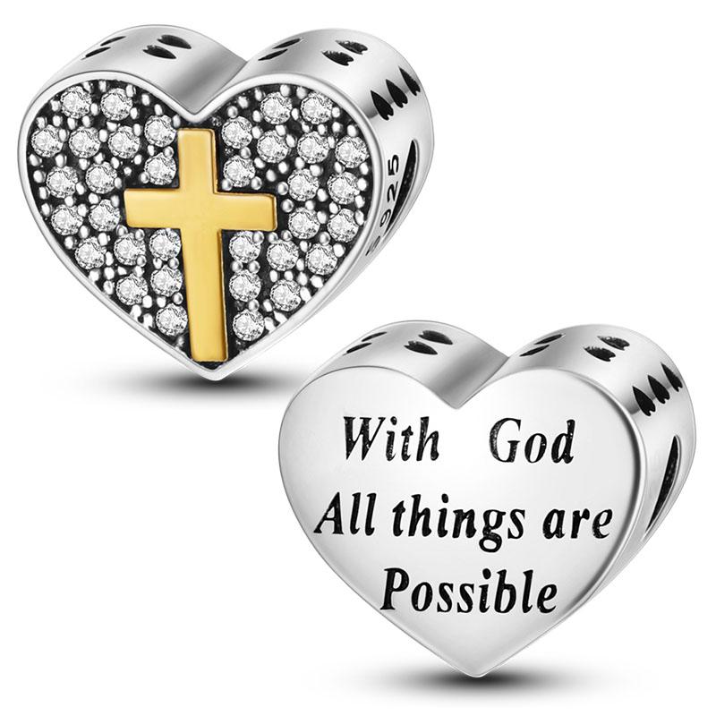 Copper Dangle Charms Cross Angel Pyramid Pharaoh Baeds Fit Original Pan Bracelet Diy Jewelry Charms