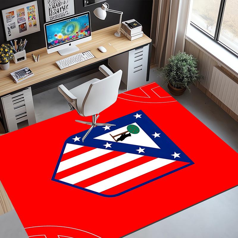 Football Club Pattern Rug, Indoor/Outdoor Mat, for Picnic, Gameroom, Bedroom, Office, Living Room, Home Decor Carpet, Birthday Gift