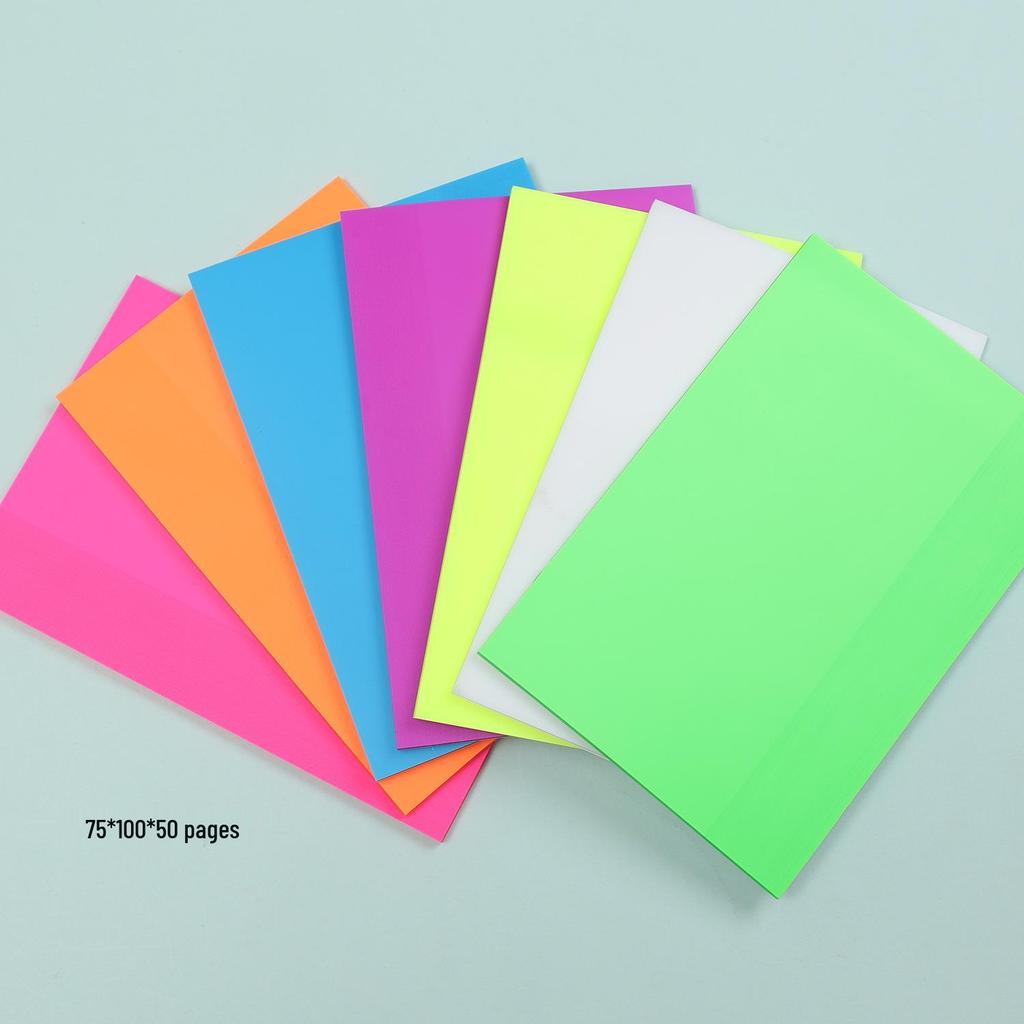 Colorful Transparent PET Sticky Notes with Strong Adhesion for Students and Office Use