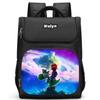 Der Super Mario Galaxy Film Strapazierfähiger Rucksack mit mehreren Fächern für Schulkinder Mit atmungsaktiven Air-Cushion-Trägern