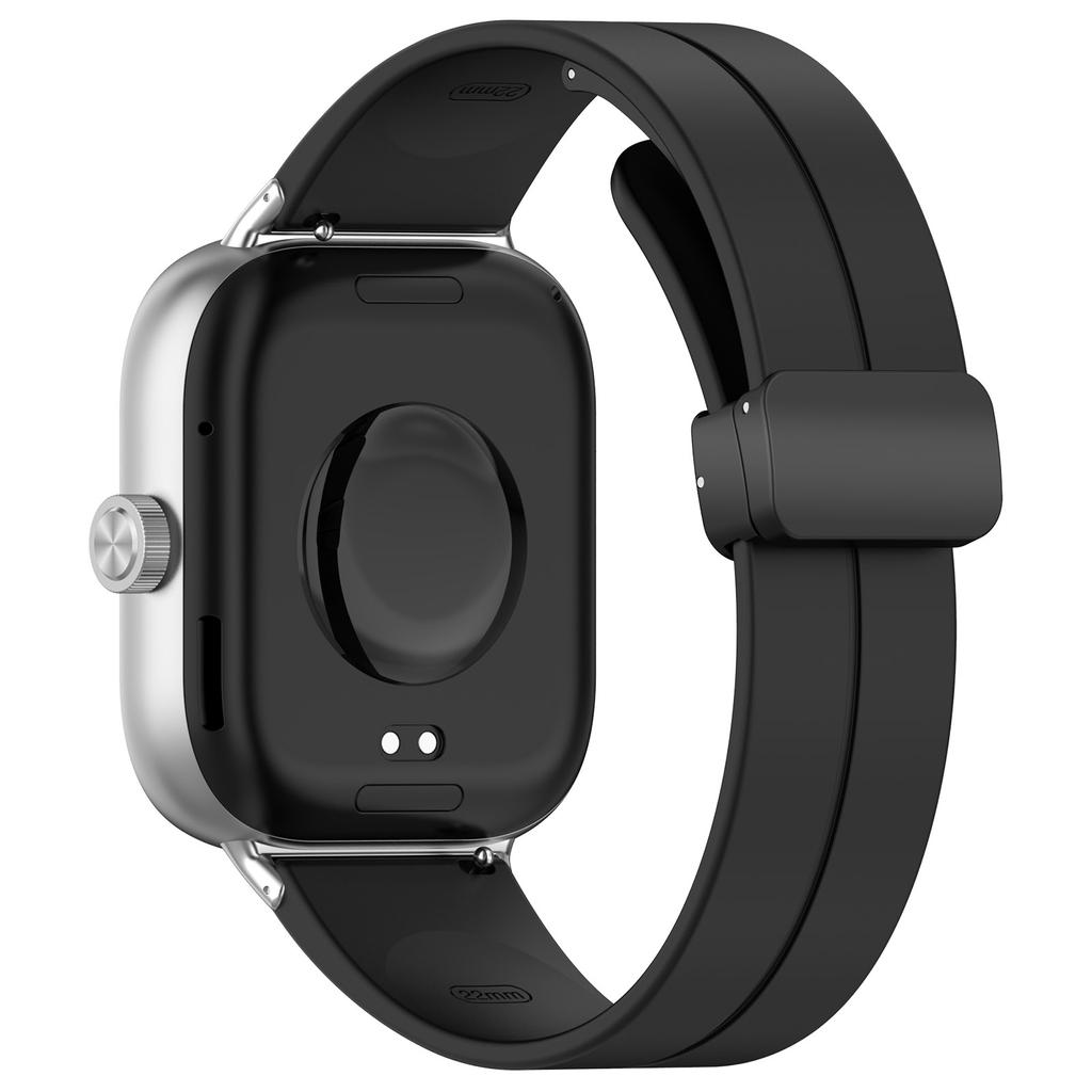 For Xiaomi Redmi Watch 4/Smart Band 9 Pro/8 Pro Silicone Strap Replacement Wrist Band with Folding Buckle