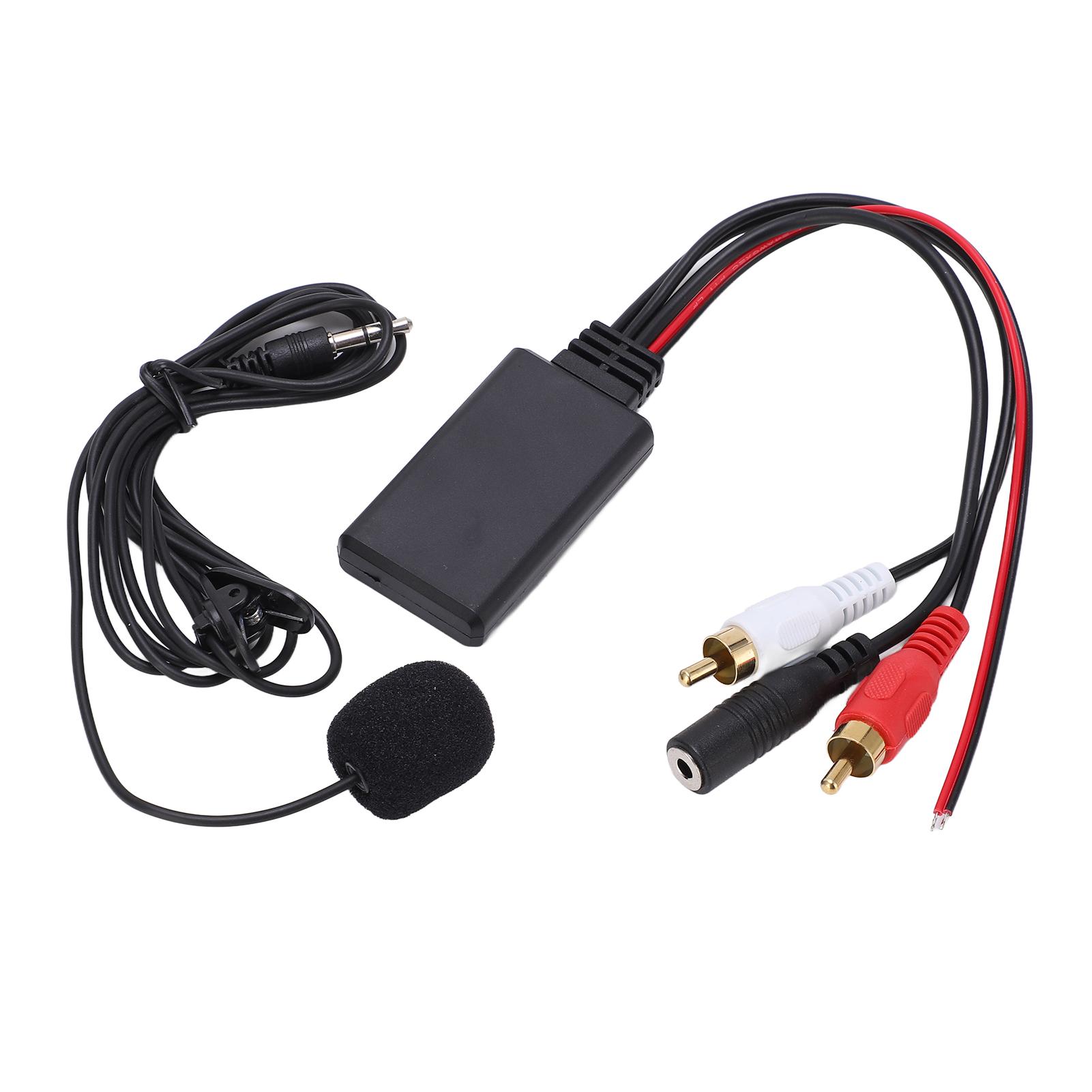 

Bluetooth5.0 AUX IN Адаптер Беспроводной Стерео Кабель Микрофон Громкой Связи Подходит для Pioneer с Аудио Портом 2RCA