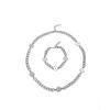 Simple Star Pendant Necklace With Glass Charm For Fashion Women And Men