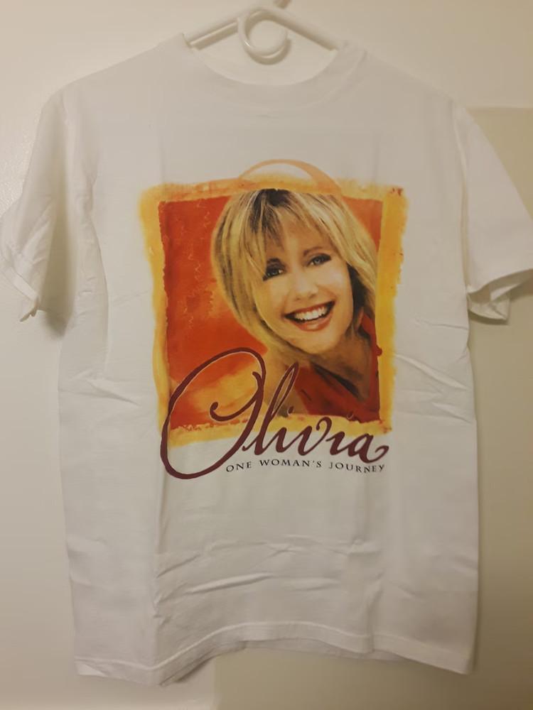 

Vintage Olivia Newton John 1994 One Woman s Journey T Shirt BL079 Unisex T-Shirt L