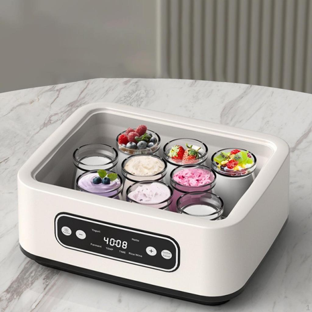 Electric Yogurt Maker Constant Temperature Heating Multifunctional Gift Home DIY Easy to Use