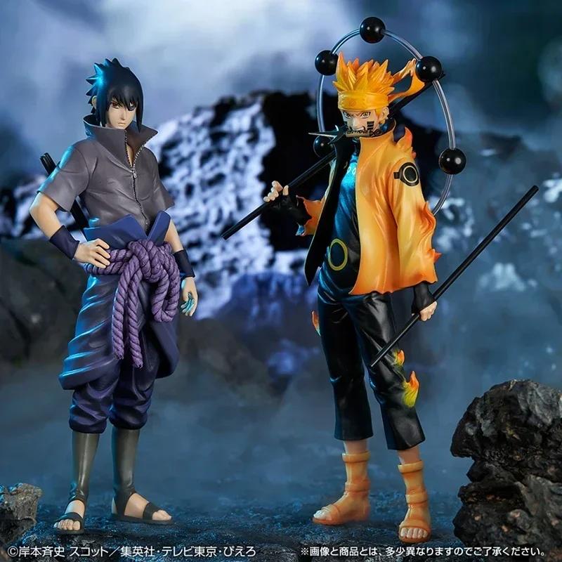 20cm Naruto Anime Figure Shippuden Uchiha Sasuke Hatake Kakashi Namikaze Minato Action Collection Model Toys Gifts Poseable Articulated Scale Detailed