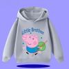 Peppa Pig Children's Hooded Sweatshirt 2026 New Style Cartoon Print Boys' Sport Shirt Girls' Casual Shirt