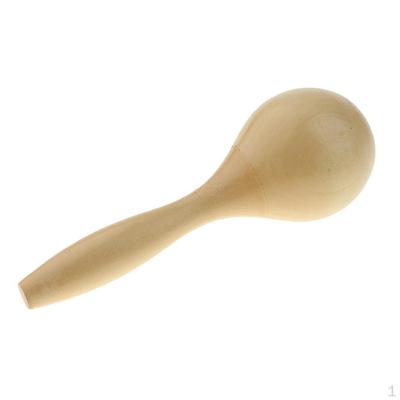 Baby Shaker Hammer Toy, Wooden Maracas Rattles Egg Kids Musical Party Favor