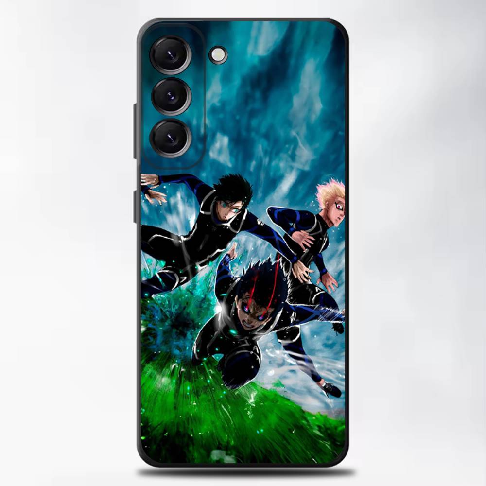 Blue Lock Anime Phone Case For Samsung Galaxy A13,A21s,A22,A31,A32,A52,A53,A71,A80,Soft Black Shell