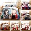 Anime Lycoris Recoil Bettwäsche-Set Bettbezug Schlafzimmer Bettdeckenbezüge Einzelbett Twin King Size Bettbezug Heimtextil