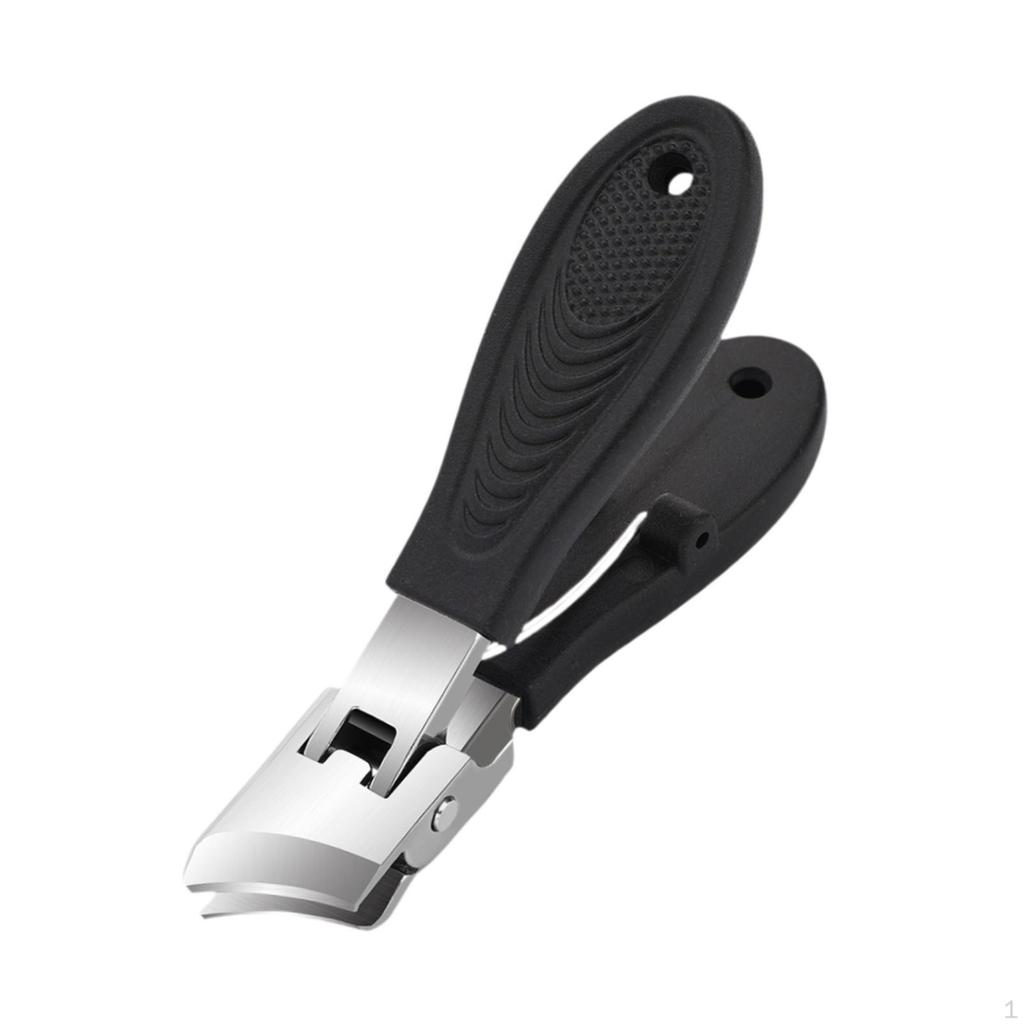 Curved Nail Clippers Fingernail Cutter Pedicure Tool Anti Splashing Wide Opening Trimming