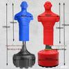 Bok Form Dummy: Vertical Indoor Boxing Sandbag - Professional Martial Arts Rubber Man for Home Fitness