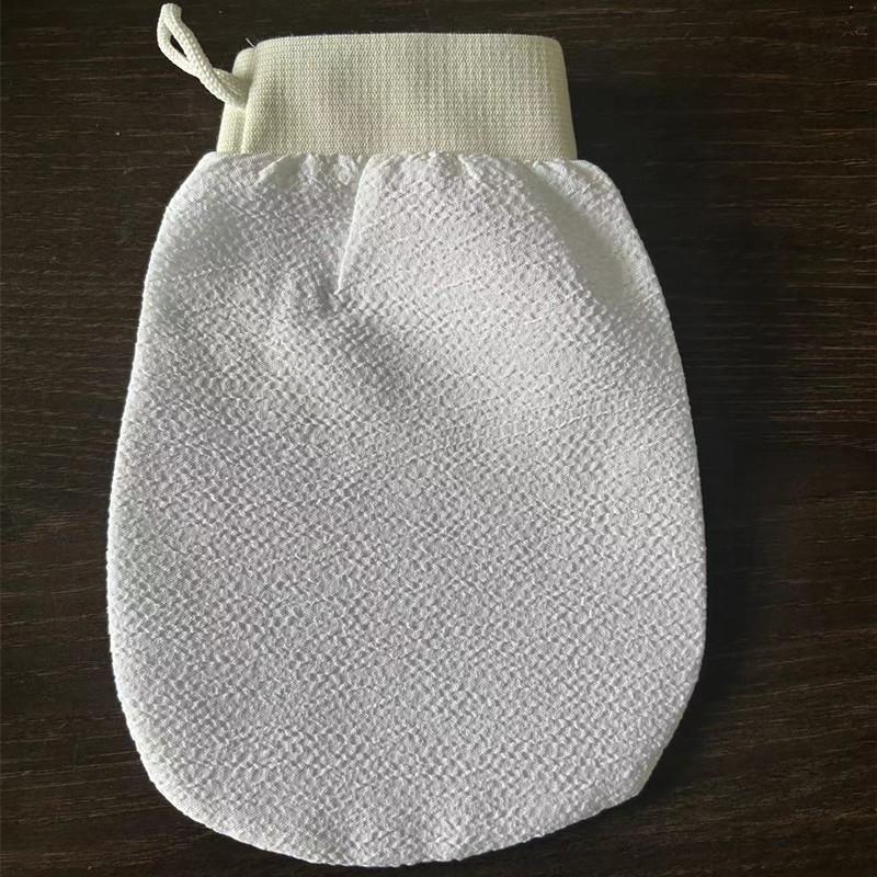 Cross All Black Exfoliating Scrubber: Dead Skin Remover & Back Scrubber Glove