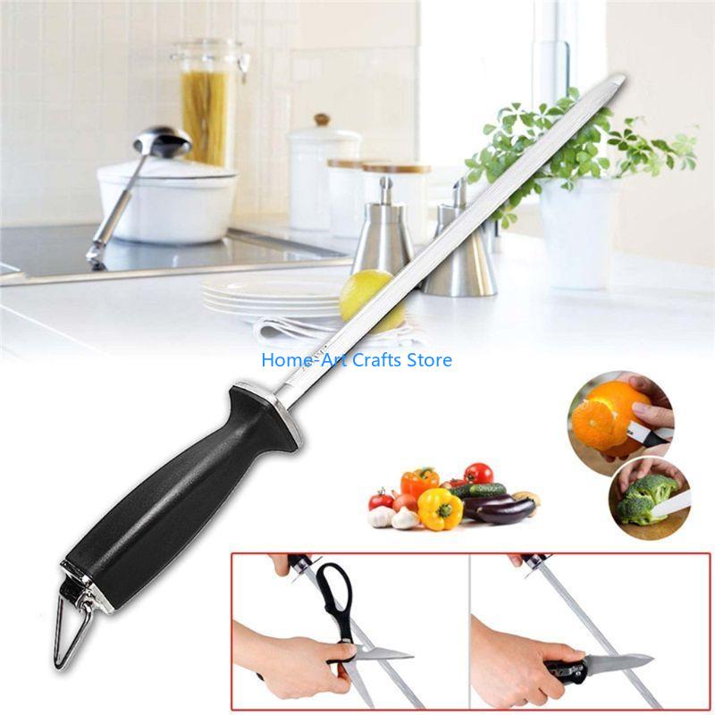 Y3NA 12'' Professional Chef Knife Sharpener Rod For Kitchen Knife And Stainless Steel