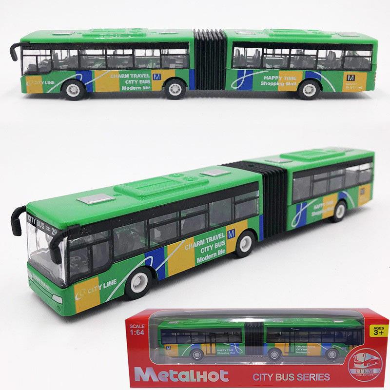 Model autobusu doubledecker v měřítku 1/64 - Slitina, hračka - Zatáhni a jeď pro nekonečnou zábavu - Ideální dárek pro děti - Autentická replika