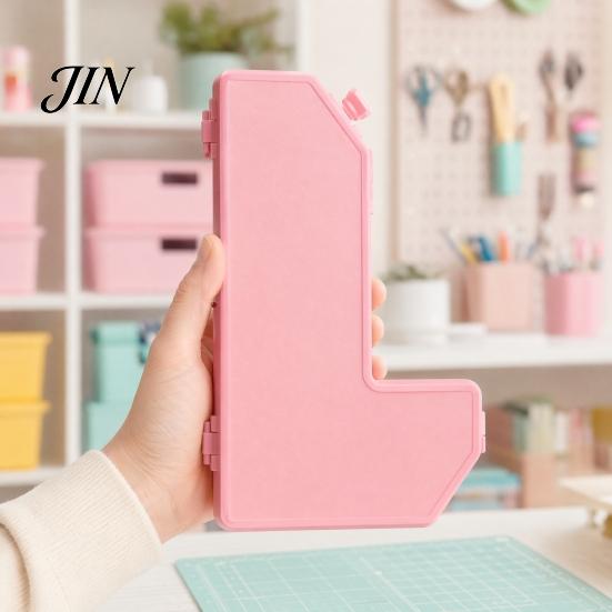 Easy Layering Alignment Guide 7Pcs/Set Paper Crafting Guides, Color Coded Tools with Storage Case, Ruler And Matting Spacers Size Tabs