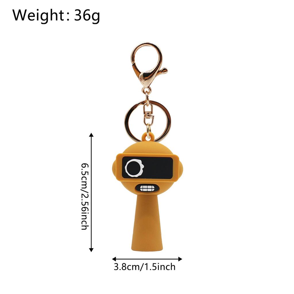 Cartoon Sprunki Keychain Cute Sprunki Oren Raddy Gray Brud Vineria For Men Women Car Bag Pendant Keyring Jewelry Fans Gifts