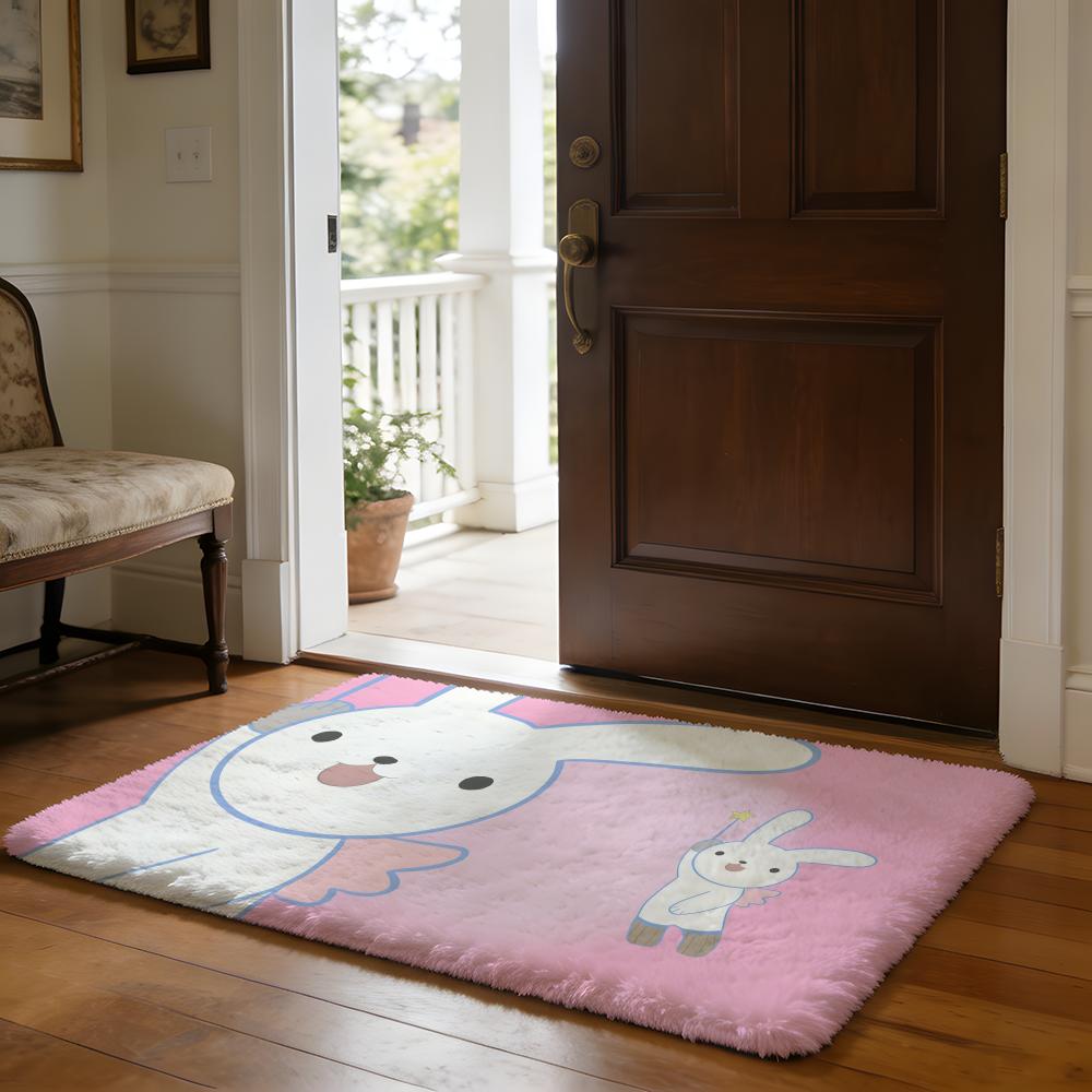 

Floor Mat Soft Flannel Rug Non Slip Absorbent Mat for Bathroom Bedroom Home Decor Hot BL S Sekai ichi Hatsukoi 50x80cm