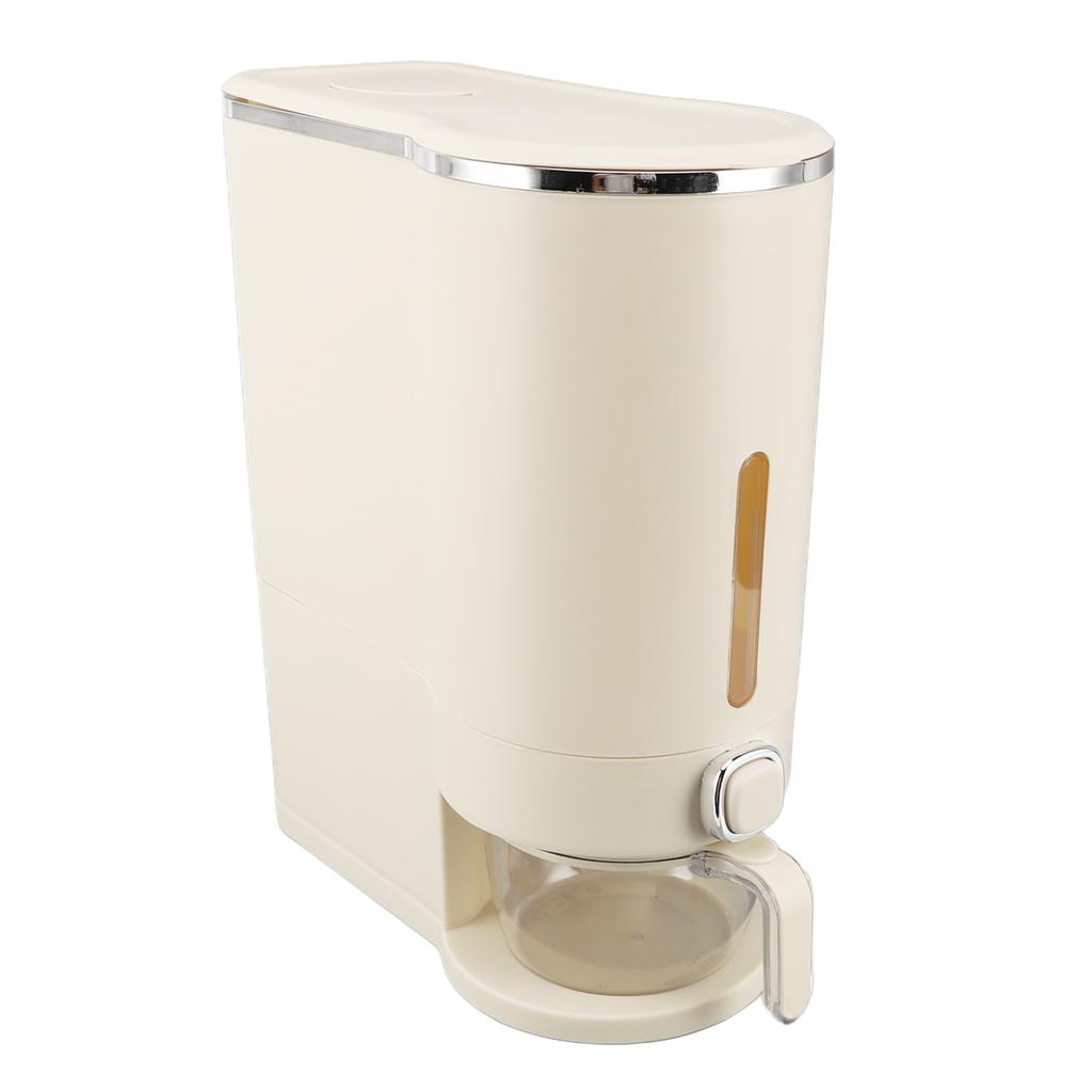Boîtes à Riz Pression Blanc Crème Anti-Insectes Anti-Humidité Seau de Stockage pour Riz Usage Domestique Seau de Stockage pour Riz