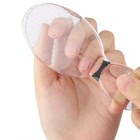 2 ks Nano skleněných pilníků na nohy Oboustranný pemzový kámen Odstraňovač ztvrdlé kůže na patách Tvarování nehtů