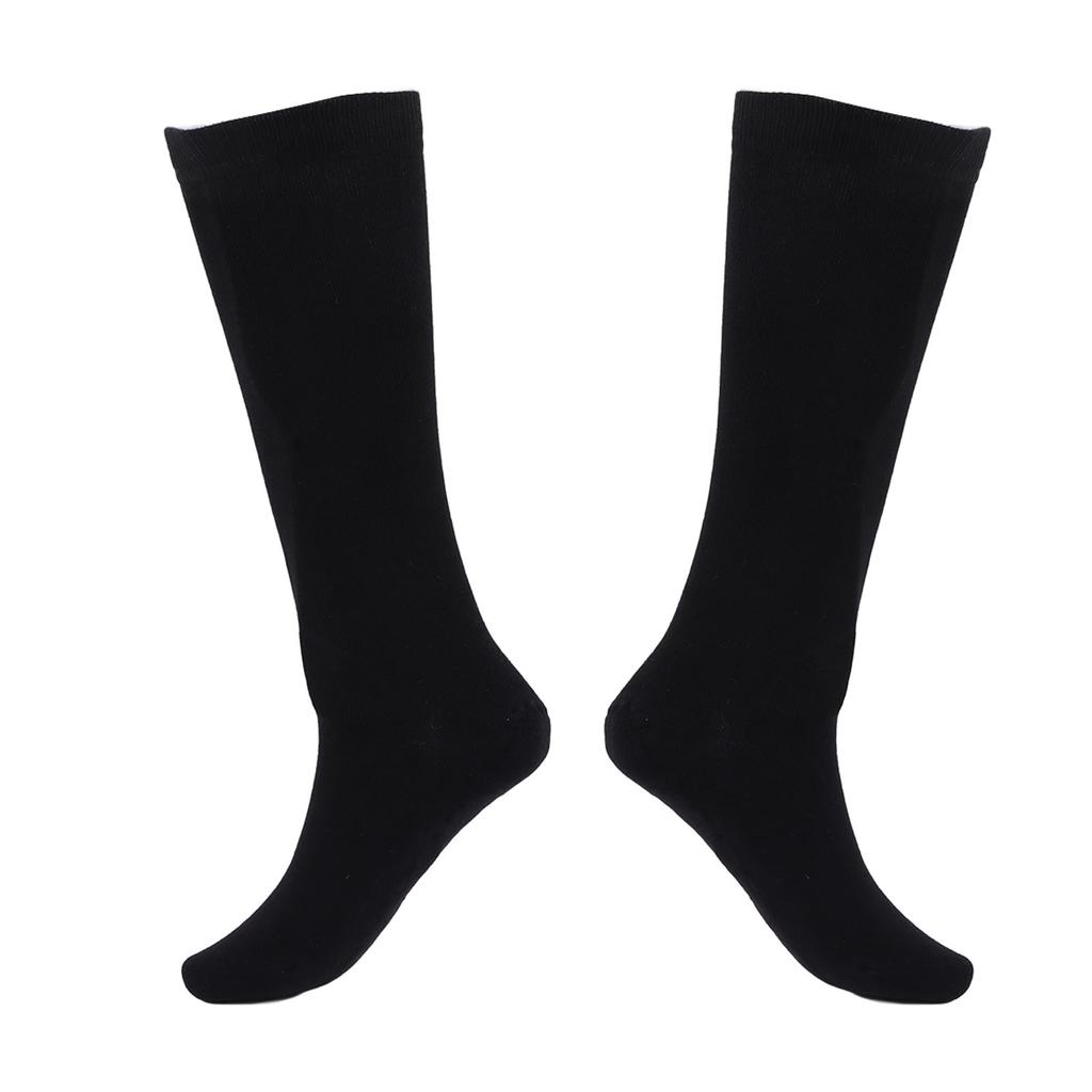 1Set Winter Cotton Heated Socks Rechargeable Electric Heated Socks for Men Women Outdoors Skating Skiing Hunting Fishing