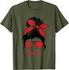 Morocco Messy Bun Women Graphic TShirt Breathable Casual Cotton Tee