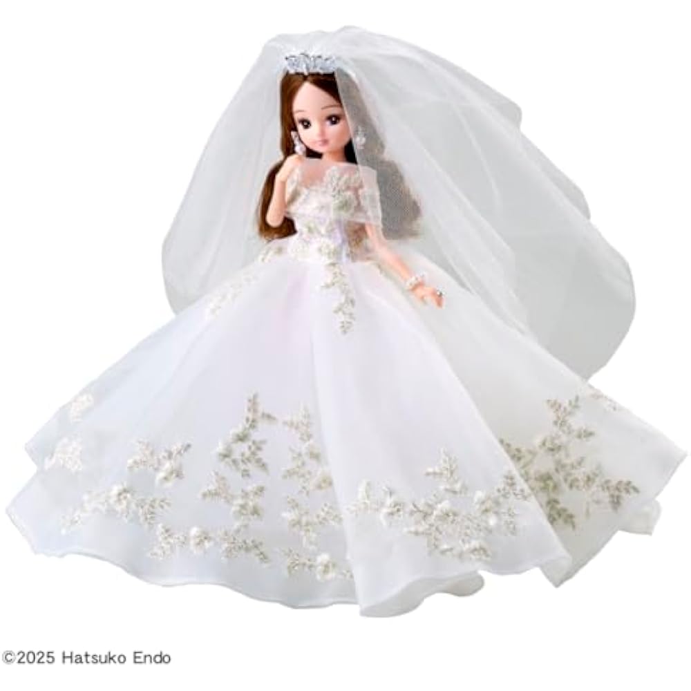 Takara Tomy Licca-chan Doll Photogenic Rika Hatsuko Pea Wedding Style