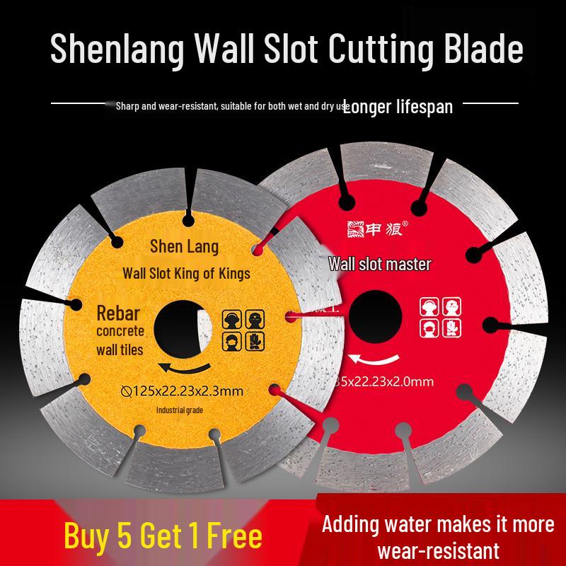 Grooving Cutting Blade Stone/Cement Dry Saw Blade for Walls 133/156/190/125/168