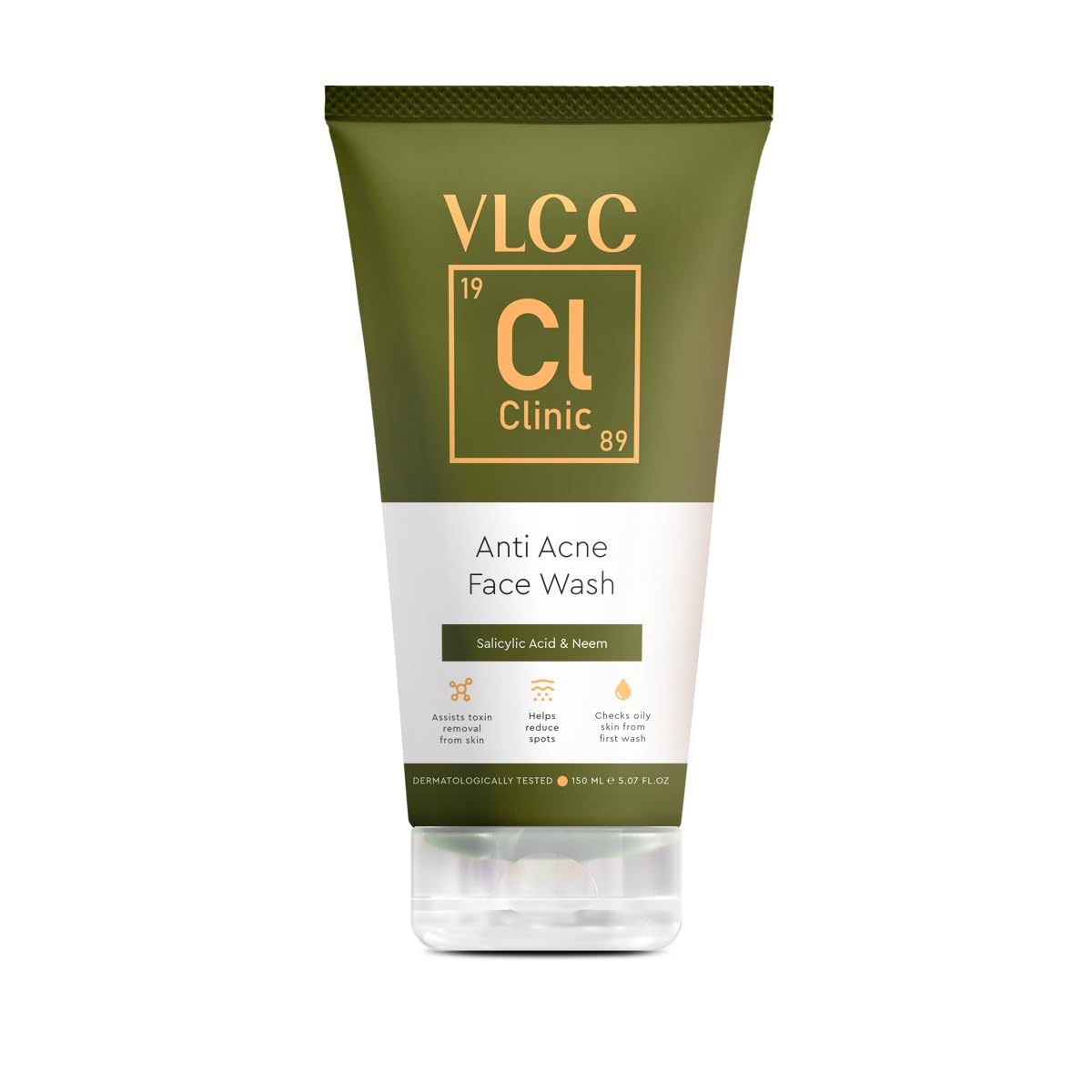 

VLCC Clinic Anti Acne Face Wash 150 ml For Acne Prone Skin With Salicylic Acid And Neem For Oil Control And Clearer Skin