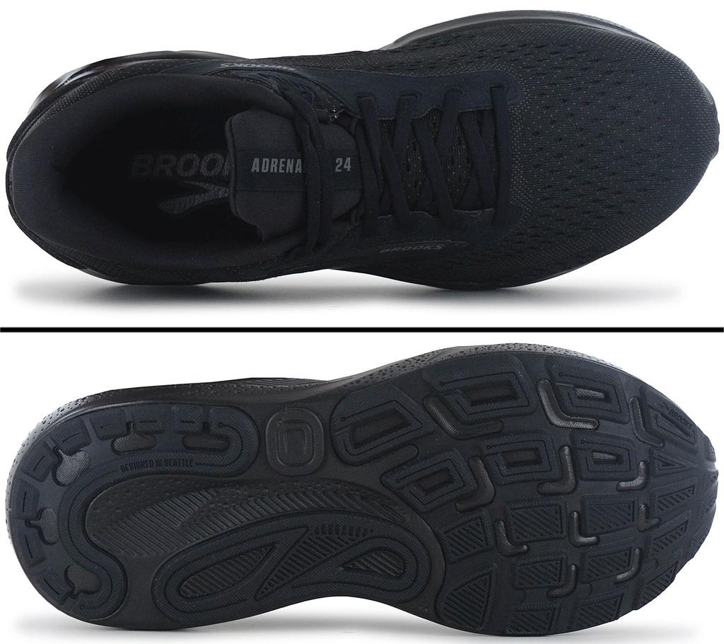 Brooks Adrenaline GTS 24 - 4E Wide - Herren Laufschuhe Schwarz 1104374E-020 ORIGINAL