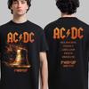 AC DC PWR UP 2025 Australian Tour Product Tshirt Summer Mens  Womens Casual Fashion Breathable Pure Cotton Tshirt